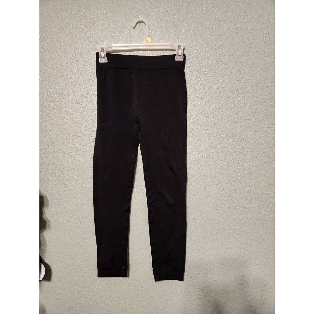 Girls black leggings small-medium